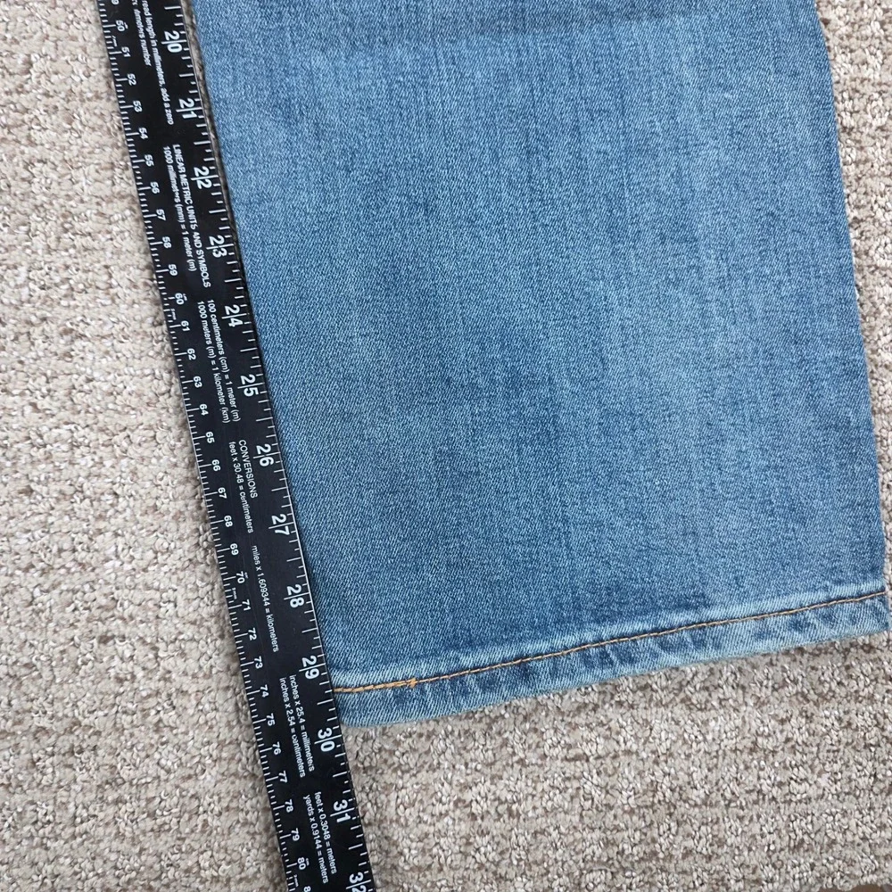 Levis 505 Regular Fit Straight Leg Stretch Blue Jeans Mens 38x30 New NWT